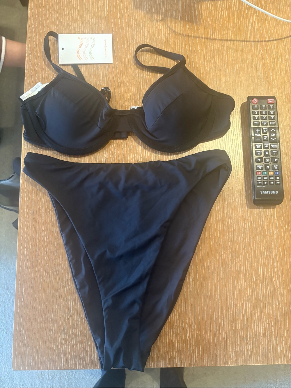 Dippin' Daisy's Black Underwire Bikini Set